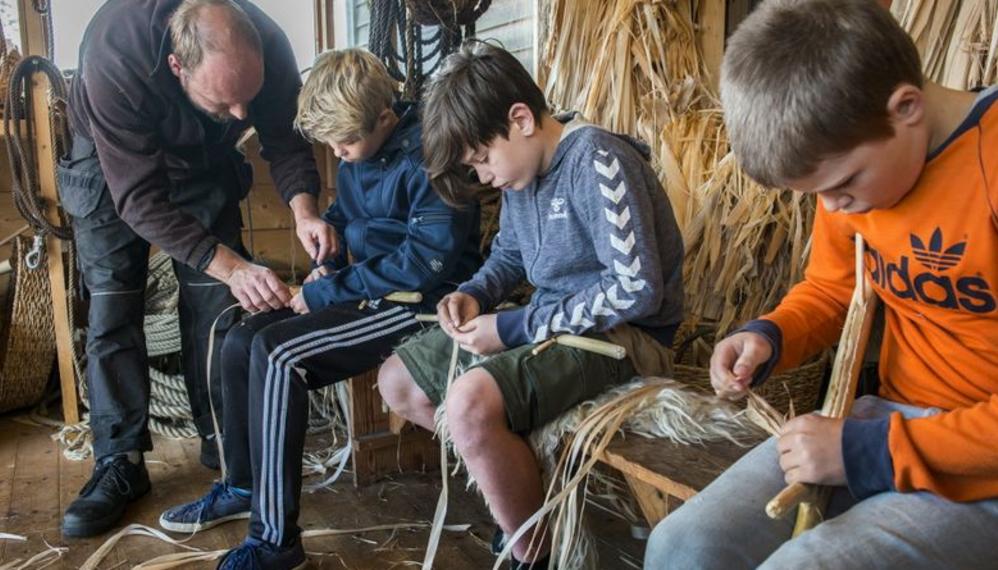 Undervisning på Vikingeskibsmuseet