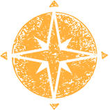 logo med kompas