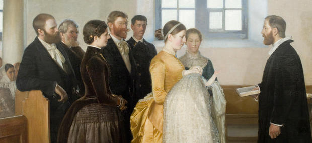 M. Ancher: En Barnedaab, 1883-1888
