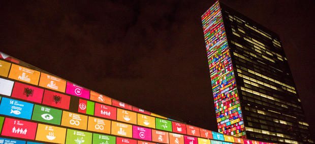 FN lancerer de 17 Verdensmål i New York