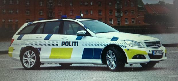 Politibil Sydøstjyllands politi