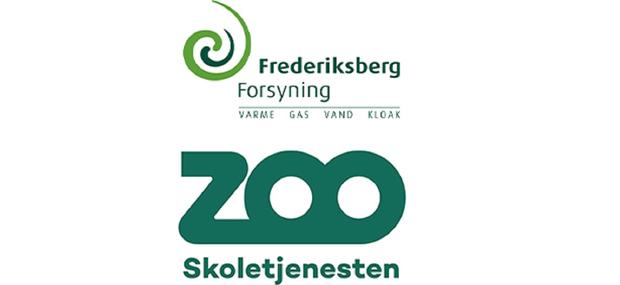 Frederiksberg Forsyning, Zoologisk Have og Skoletjenestens logoer. 