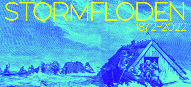Illustration af Stormfloden 1872.