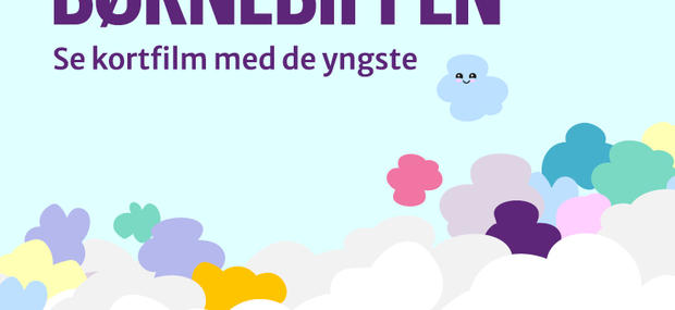 Børnebiffens banner. Sød sky.