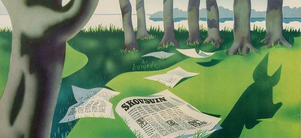 "Et skovsvin" af Sigurd Christensen, Friluftsrådet 1952