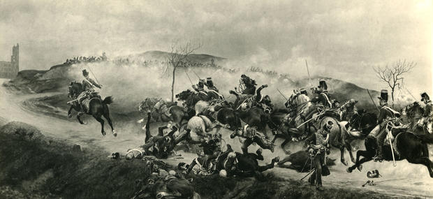 Løjtnant Castenskjolds udfald mod de tyske skanser, som efterfølgende gav ham status som en af de store helte i Slaget ved Kolding.