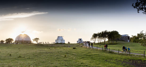 Panoramabilleder over observatoriekupler