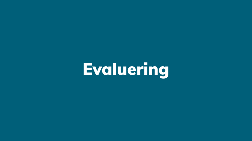 Opstartspakke: Evaluering