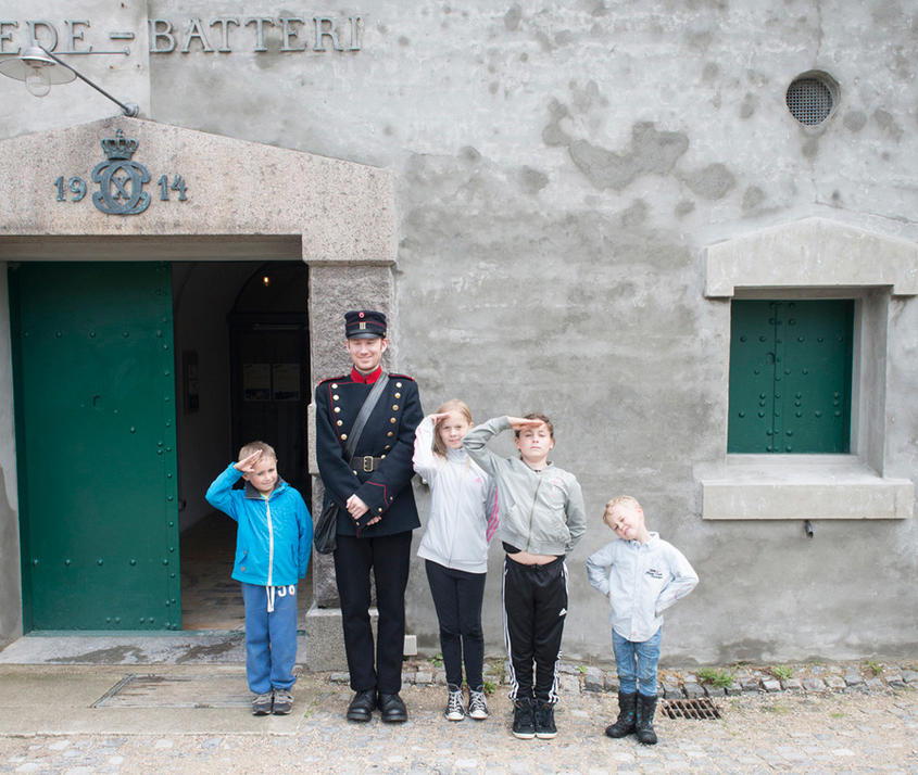 Mosede Fort Danmark 1914-18 Skoletjenesten undervisningstilbud