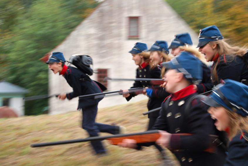 Museerne i Fredericia Rollespil Soldat på volden 1849 Skoletjenesten undervisningstilbud